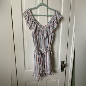 Red, White and Blue Romper! Perfect for the summer and the Fourth of July!